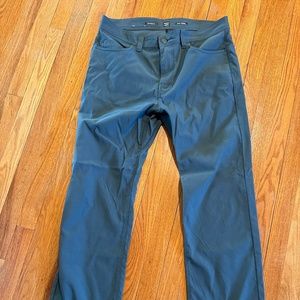 Men’s Prana Brion Pants - 36x24 - Gray Blue